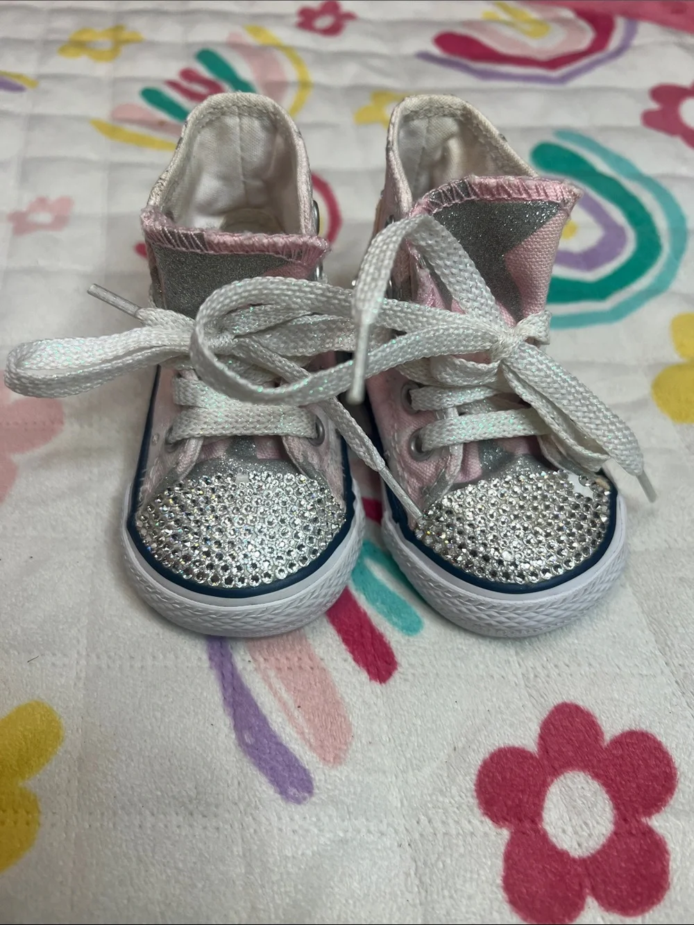 Converse Kids' Pink Star High-Top Sneakers